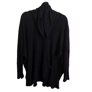 Context Lord And Taylor Black Cowl Neck Assymetric Hem Lagonlook Tunic Size XL